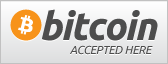 We accept Bitcoin